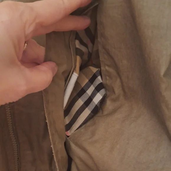 Burberrys England Vintage Full Zip Men's Bomber Style Jacket Preppy Old Money - Picture 5 of 14